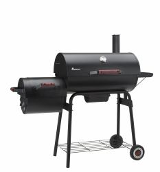 LANDMANN 31426 outdoor barbecue/grill Barrel Black (LANDMANN KENTUCKY OFFSET SMOKER BBQ)
