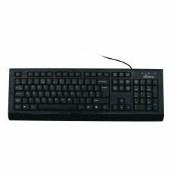 MediaRange MROS101-UK clavier Universel USB QWERTY Anglais britannique Noir 