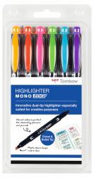 Tombow MONO edge marqueur 6 pièce[s] Pointe fine/ogive Multicolore (Tombow MONO edge speedmarker 6 stk Fin)