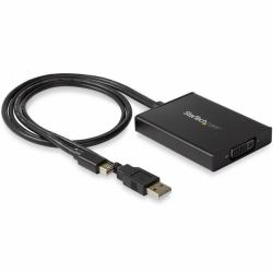 StarTech.com Mini DisplayPort to Dual-Link DVI Adapter - USB Powered - Black (StarTech Mini DisplayPort to Dual-Link DVI Adapter - USB Powered - Dual Link Connectivity - Black - DVI Active Display ...