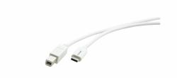 Kramer Electronics C-USB/CB-10 câble USB USB 2.0 3 m USB C USB B 0,48 Gbit/s Blanc 
