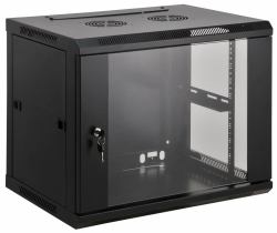 Intellinet Armoire réseau murale 19" [standard], 20U, profondeur 450 mm, noire, assemblée, char...
