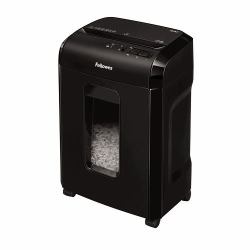 Fellowes Powershred 10M paper shredder Micro-cut shredding Black (Powershred 10M Paper Shredder - Micro-Cut Shredding Black - Warranty: 12M)