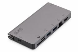 Digitus Station d’accueil multiport portable USB Type-C™, 8 ports 