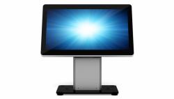Elo Touch Solutions E514693 POS system accessory POS mount Stainless steel, Black, Silver (SLIM SELF SERVICE COUNTERTOP - STAND FOR 15IN TO 22IN I-SERIES)