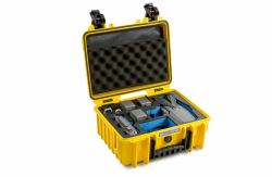 B&W Cases 3000/Y/MAVIC2V2 camera drone case Briefcase Yellow Polypropylene [PP] (B&W International type 3000 Storage Case [Case] for Drone, Accessories)