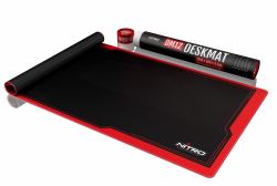 Nitro Concepts DM12 Tapis de souris de jeu Noir, Rouge 