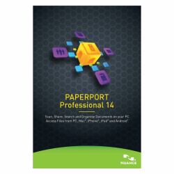 Nuance PaperPort Professional 14, 251-500u, WIN Document management (PAPERPORT PROFESSIONAL 14 - LICENCES DE 251 - 500 USERS)