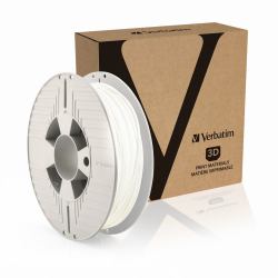 Verbatim 55512 3D printing material Thermoplastic elastomer [TPE] White 500 g (Verbatim Tefabloc 2.85MM WHITE 500G)