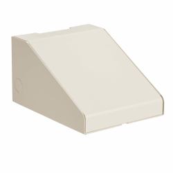 Tripp Lite ENBRKTCVR Universal Wall Bracket for Wireless Access Point with Cover - Right Angle, Steel, White (Universal Wall Bracket for Wireless Access Point with Cover - Right Angle, Steel, White...