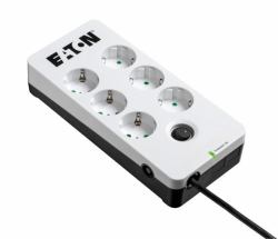 Eaton PB6D protection surtension Noir, Blanc 6 sortie[s] CA 220 - 250 V 1,5 m (Eaton Protection Box 6 DIN - strÃ¸mstÃ¸d)