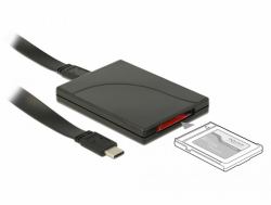 DeLOCK 91749 card reader USB 3.1 [Gen 2] Type C Black (Delock USB Type-C Card Reader for CFex)