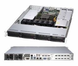 Supermicro A+ Server 1014S-WTRT Socket SP3 Rack [1U] Black (1U BARE EPYC7002 4X3.5HS,Single AMD EPYC 7002 Sockel/ max.2TB DDR4-3200/ 2x 10GBase-T/ 4x 3.5 Hot-swap SATA3, Optional 4 U.2 NVMe [PCI-E ...