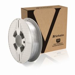 Verbatim 55151 3D printing material Polycarbonate [PC], Polymethyl methacrylate [PMMA] Translucent 500 g (Verbatim 3D PRINT FILAMENT DURABIO CLR)