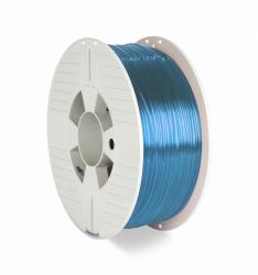 Verbatim 55056 3D printing material Polyethylene Terephthalate Glycol [PETG] Blue, Transparent 1 kg (VERBATIM 3D PRINTER FILAMENT PET-G 1.75MM 1KG BLUE TRANSPARE)