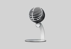 Shure MOTIV MV5 Gris Microphone de présentation microphone (Shure MV5 [GRAY] + LIGHTNING CABLE)