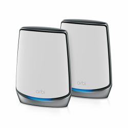NETGEAR Orbi RBK852 AX6000 WiFi 6 Mesh System Tri-band [2.4 GHz / 5 GHz / 5 GHz] Wi-Fi 6 [802.11ax] Grey, White 8 Internal (Netgear)