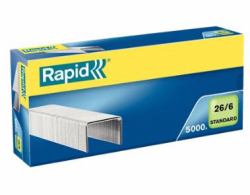 Rapid 24861800 agrafe Pack d'agrafes 5000 agrafes (Rapid hÃ¦fteklammer Standard 26/6 t/20)