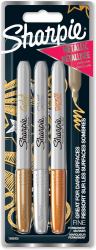 Sharpie 1986006 marqueur 3 pièce[s] Pointe fine Bronze, Or, Argent (Sharpie 1986006 Permanent Metallic Markers Fine Point Pack of 3)