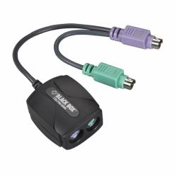 Black Box AC247A PS/2 cable 2x 6-p Mini-DIN (Blackbox PS/2 KYBD & MSE EMULATION DEV W/ PASS THRU CONNCTRS [1Year warranty])