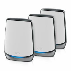 NETGEAR Orbi RBK853 AX6000 WiFi 6 Mesh System Tri-bande [2,4 GHz / 5 GHz / 5 GHz] Wi-Fi 6 [802.11...