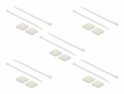 DeLOCK 18678 cable tie mount White Nylon 10 pc[s] (Delock kabelbÃ¥nd montering)