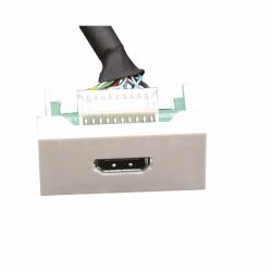 Garbot FA-2420-HDMI-F/F-P-20CM prise de courant Blanc (F22 HDMI Module. F/F. 20 cm. - White - Warranty: 12M)