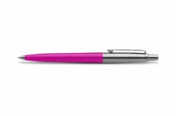 Parker 2075996 stylo à bille Bleu Stylo à bille rétractable avec clip Moyen 1 pièce[s] (Parker Jotter Originals Ballpoint Pen Magenta Finish Box of 6)