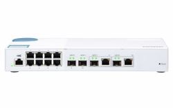 QNAP QSW-M408-2C commutateur réseau Géré L2 10G Ethernet [100/1000/10000] Blanc 