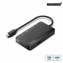 Microconnect USB3.1CCOM14 station d'accueil Avec fil USB 3.2 Gen 1 [3.1 Gen 1] Type-C Gris 