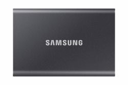 Samsung Portable SSD T7 1 TB USB Type-C 3.2 Gen 2 [3.1 Gen 2] Grey (SSD PORTABLE T7 1TB,1TB SSD, USB 3.2 Gen.2 [10Gbps], 1050 MB/sec/1000 MB/sec, 85 x 57 x 8.0mm)