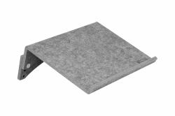 BakkerElkhuizen FlexDoc Circular Light Grey (BakkerElkhuizen FlexDoc Circular Document Holder-Light Grey. Manufactured from ECO friendly PET felt. Includes 5 years warranty / lifelong with registra...