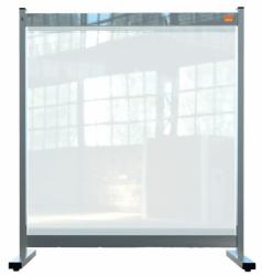 Nobo 1915547 tableau magnétique & accessoires Gris, Transparent (Nobo 1915547 Premium Plus Clear PVC Protective Desk Divider Screen 700x860mm)