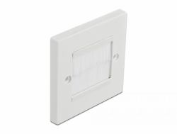 DeLOCK 66495 wall plate/switch cover White (Delock Cable Management Cover 86 x 86)