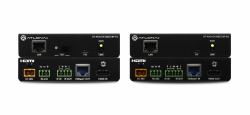 Atlona AT-AVA-EX100CE-BP-KIT AV extender Black (AT-AVA-EX100CE-BP-KIT - Avance&trade; 4K/UHD HDMI Extender Kit with Ethernet Control and Bidirectional Remote Power Black)