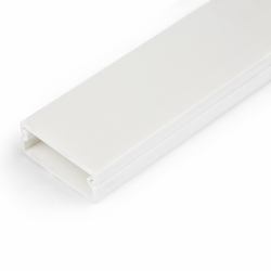 StarTech.com Solid Cable Management Raceway with Adhesive Tape & Cover, 1-1/4"[32mm]W x 3/8"[11mm]H - 3ft[1m] length, PVC Network/Power Cord Hider/Wall Wire Duct, Max 12 Cables, UL Listed (StarTech...