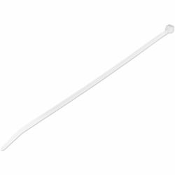 StarTech.com 10"[25cm] Cable Ties - 1/8"[4mm] wide, 2-5/8"[68mm] Bundle Diameter, 50lb[22kg] Tensile Strength, Nylon Self Locking Zip Ties w/Curved Tip, 94V-2/UL Listed, 1000 Pack - White (1000 PAC...