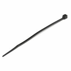 StarTech.com 4"[10cm] Cable Ties - 1/16"[2mm] wide, 7/8"[22mm] Bundle Diameter, 18lb[8kg] Tensile Strength, Nylon Self Locking Zip Ties with Curved Tip - 94V-2/UL Listed, 100 Pack - Black (Startech...