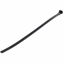 StarTech.com 10"[25cm] Reusable Cable Ties - 1/4"[7mm] wide, 2-1/2"[65mm] Bundle Dia. 50lb[22kg] Tensile Strength, Releasable Nylon Ties, Indoor/Outdoor, 94V-2/UL Listed, 100 Pack - Black (100 PACK...