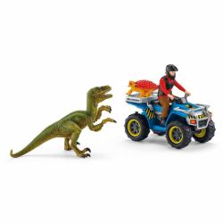 schleich Dinosaurs Quad escape from Velociraptor (Schleich Dinosaurs - Quad Escape from)