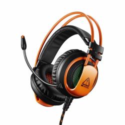 Canyon Corax Casque Avec fil Arceau Gaming USB Type-A Noir, Orange 