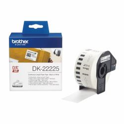 Brother Continuous Paper Tape (Endlosetiketten Brother DK-22225 schwarz auf weiÃ)