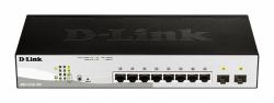 D-Link 10-Port Gigabit Smart Managed Switch including 2x SFP ports (D-Link 10-port 10/100/1000 Gigabit PoE Smart Switch including 2 Combo 1000BaseT/SFP)