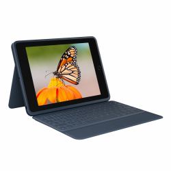 Logitech Rugged Combo 3 Keyboard Case for iPad [7th, 8th, & 9th generation] (Logitech Rugged Combo 3 For Education - Master Pack - keyboard and folio case - Apple Smart connector - K-12 education -...