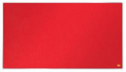 Nobo Impression Pro Widescreen Felt Notice Board 32" 71x40cm (Nobo 1915419 Impression Pro 710x400mm Widescreen Red Felt Notice Board)