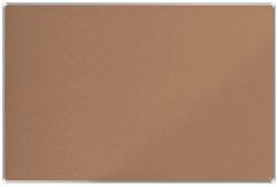 Nobo Premium Plus tableau d'affichage Intérieure Marron Aluminium (Nobo 1915184 Premium Plus Cork Notice Board 1800x1200mm)