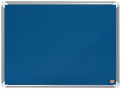 Nobo Premium Plus tableau d'affichage Intérieure Bleu Aluminium (Nobo 1915187 Premium Plus Blue Felt Notice Board 600x450mm)