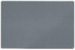 Nobo 1915199 tableau d'affichage Gris Aluminium (Nobo 1915199 Premium Plus Grey Felt Notice Board 1800x1200mm)