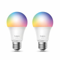 TP-Link Tapo L530E Ampoule intelligente Wi-Fi (Tapo L530E - LED light bulb - E27 - 8.7 W [equivalent 60 W] - class F - 16 million colours - 2500-6500 K [pack of 2])