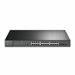 TP-Link JetStream 24-Port Gigabit and 4-Port 10GE SFP+ L2+ Managed Switch with 24-Port PoE+ (TP-LINK JetStream TL-SG3428XMP - Switch - managed - 24 x 10/100/1000 [PoE+])